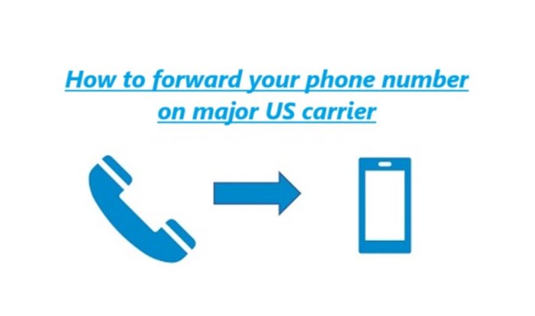 How to forward your phone number on major US carrier