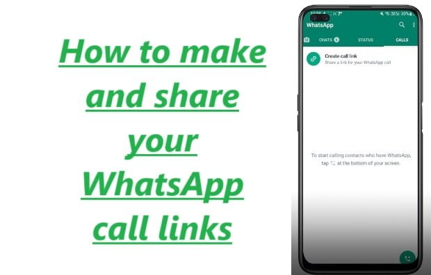 How to make and share your WhatsApp call links